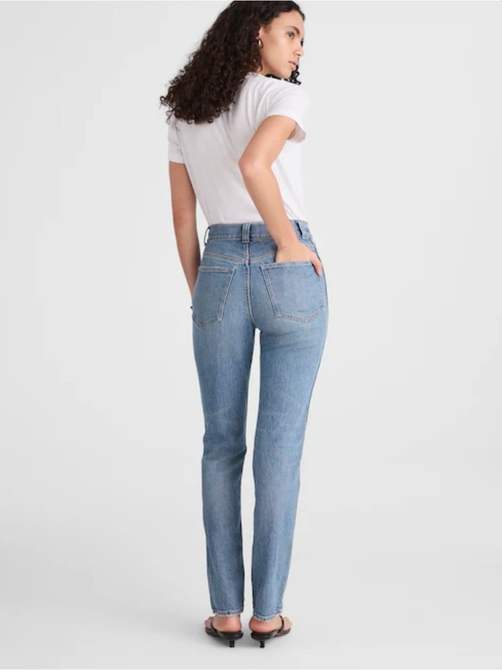 Madewell The perfect Vintage Jeans Light Blue Slim Straight Womens  Jeans
